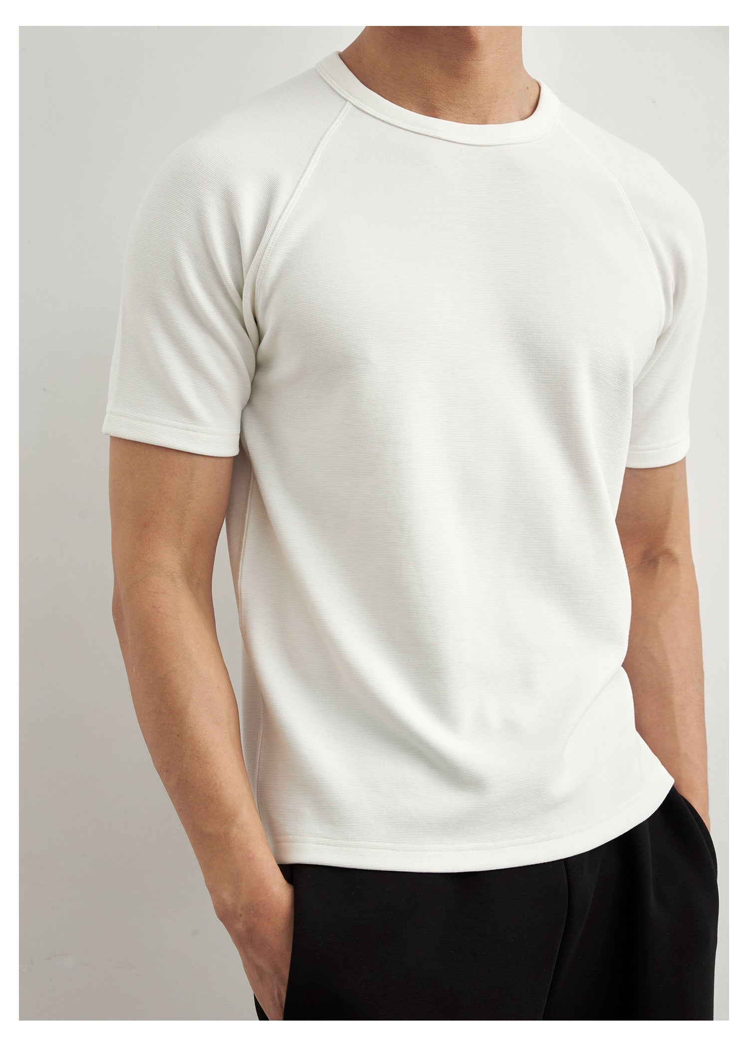 Compact Fit Stretch Rib Tee