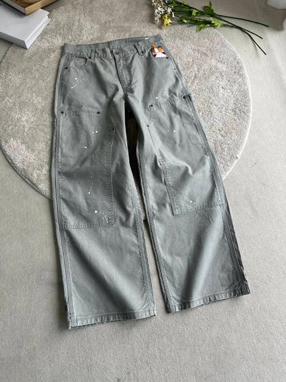 Ciga Case Embroidery Carpenter Pants