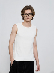 Stretch Ribbed Short Sleeve