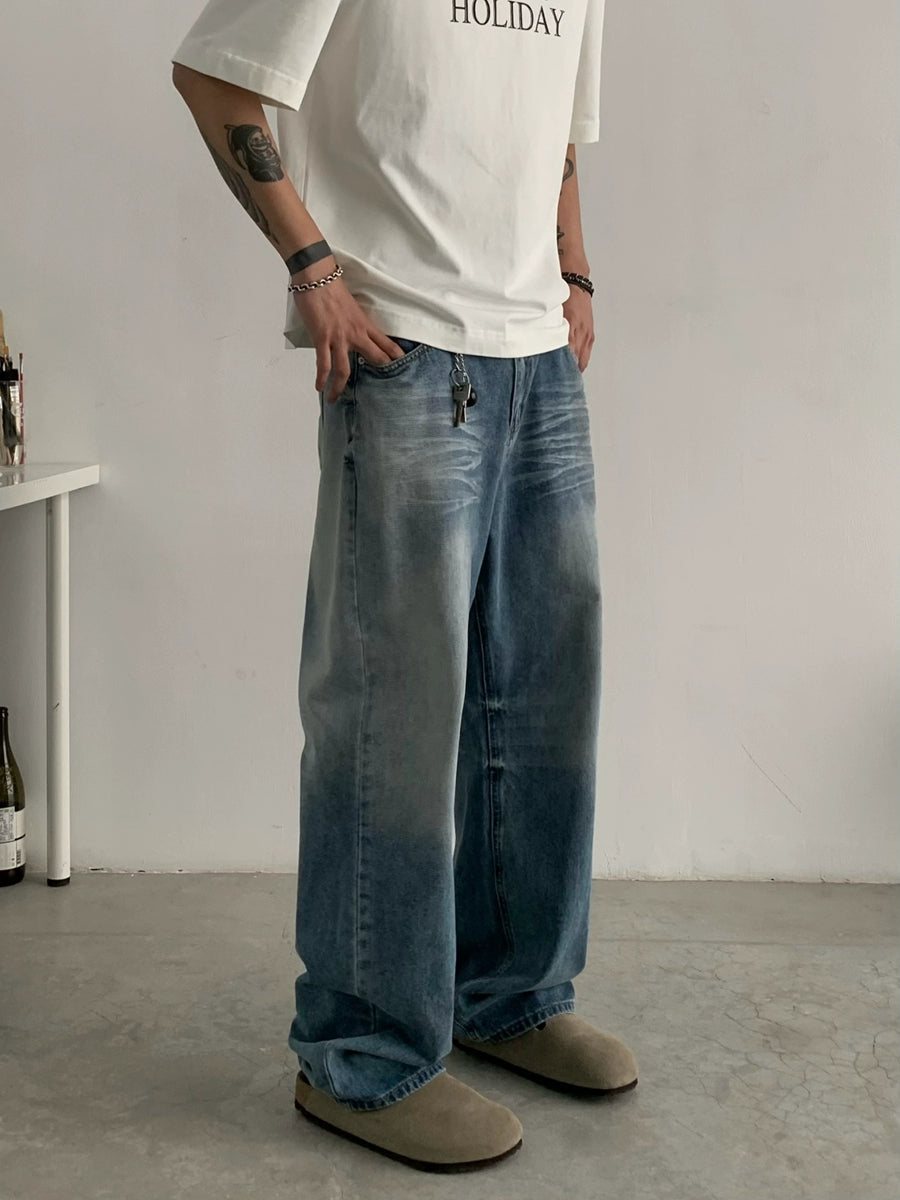 Washed Icie Baggy Jeans