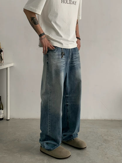 Washed Icie Baggy Jeans