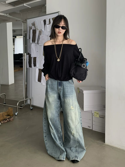 Ravaged Baggy Jeans