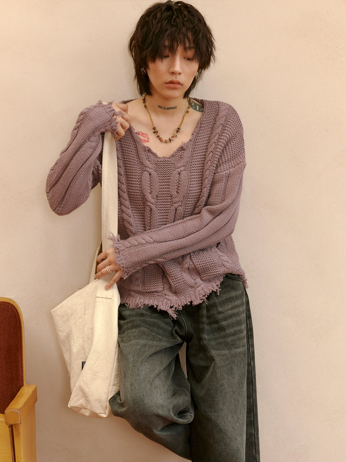 V neck