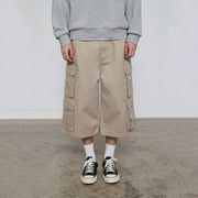 Vintage Cropped Cargo Shorts