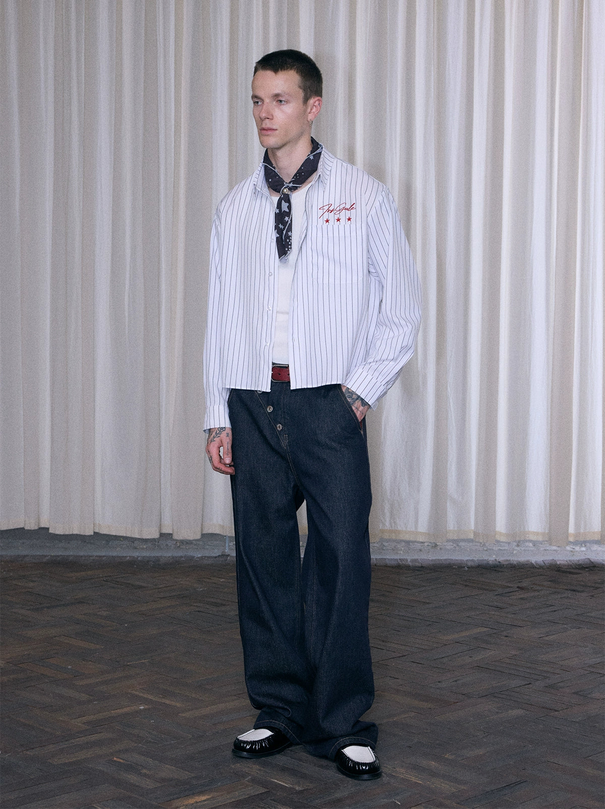 Slanted  Pants