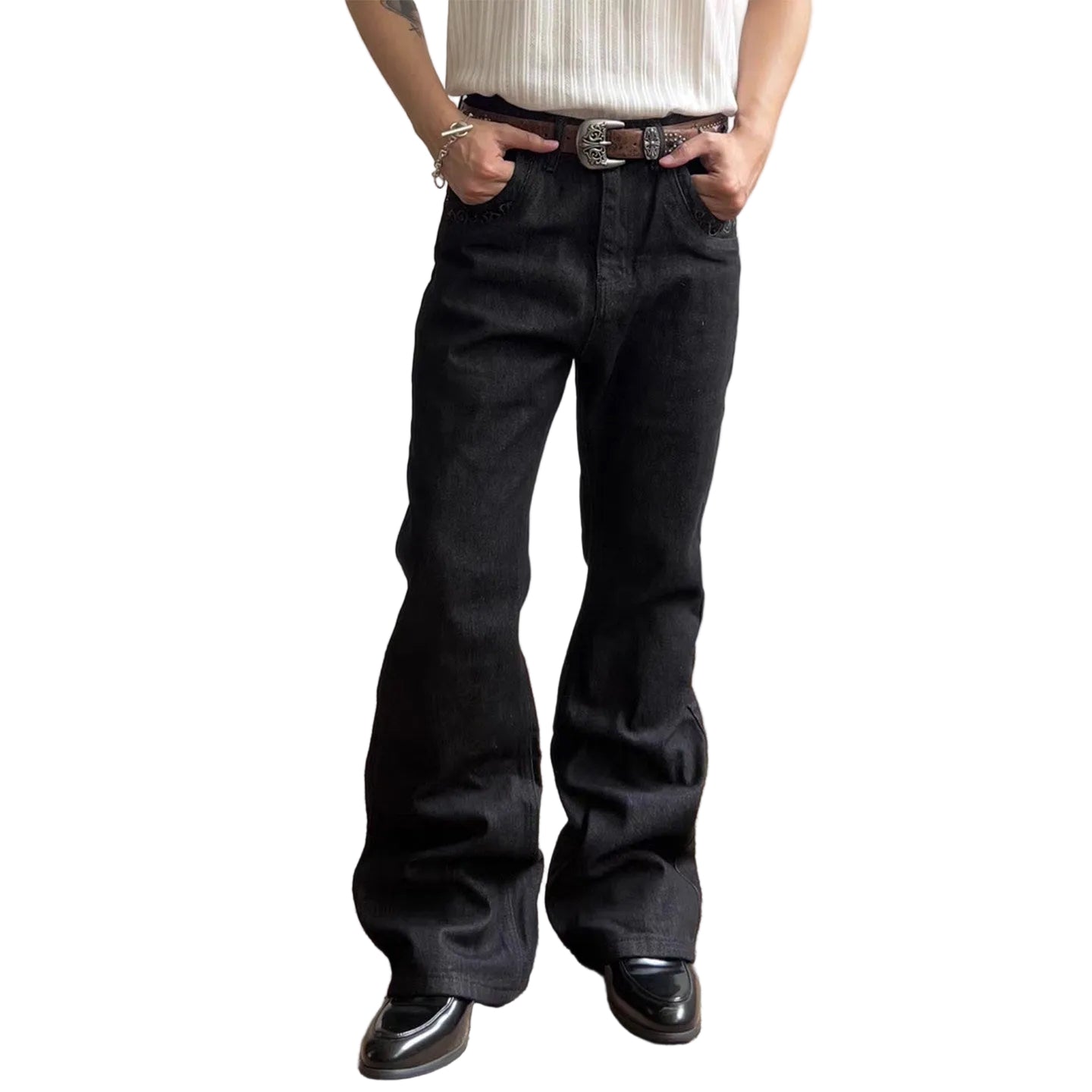 "Them Cowbay Days" Flared slim Fit Jeans