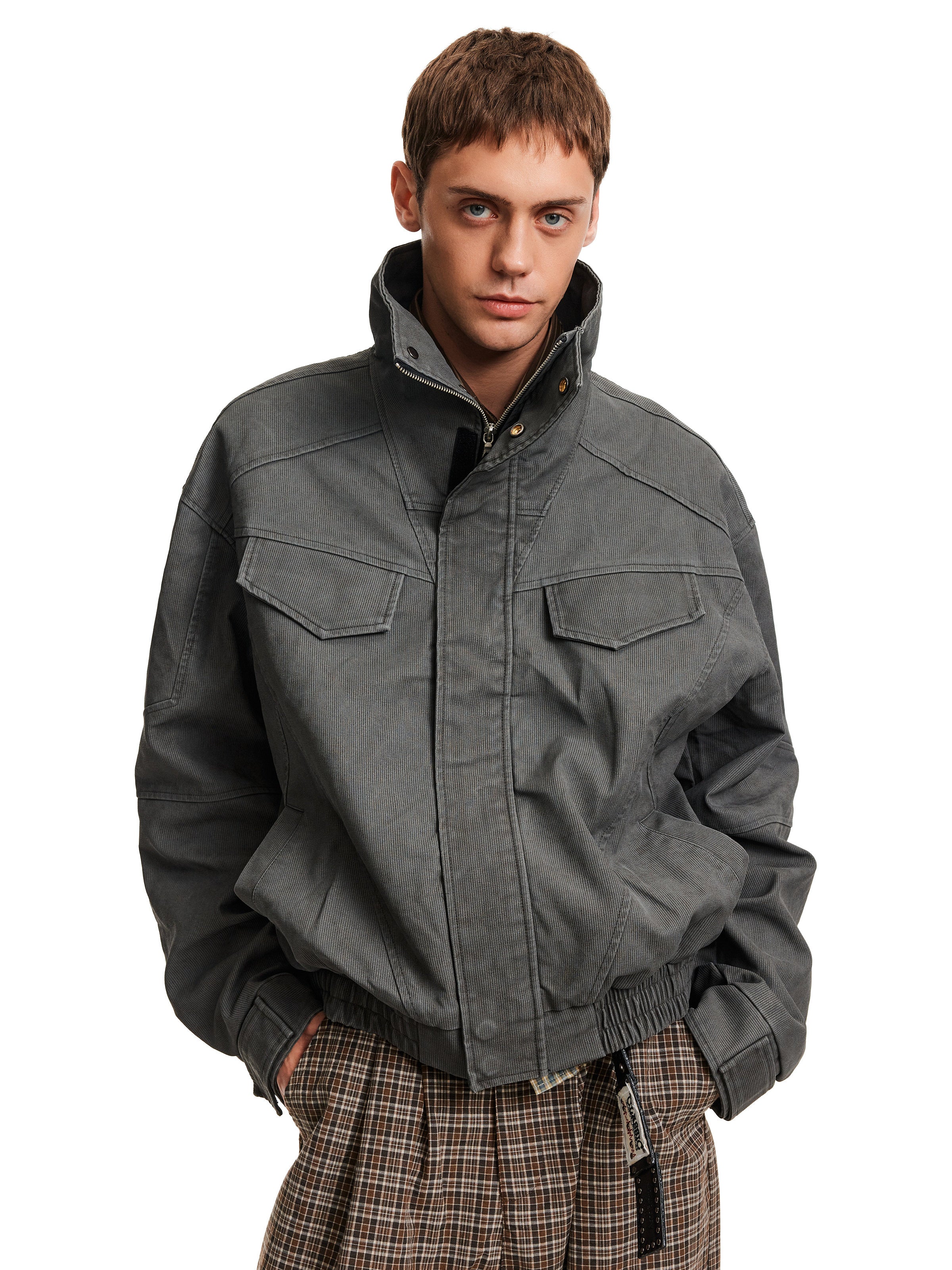 "My Jacket" High Collar Jacket