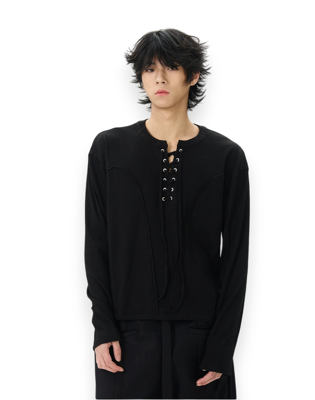 "Lace" Long Sleeve Shirt