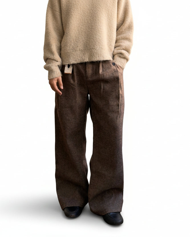 "Espresso" Wide-Leg Pants