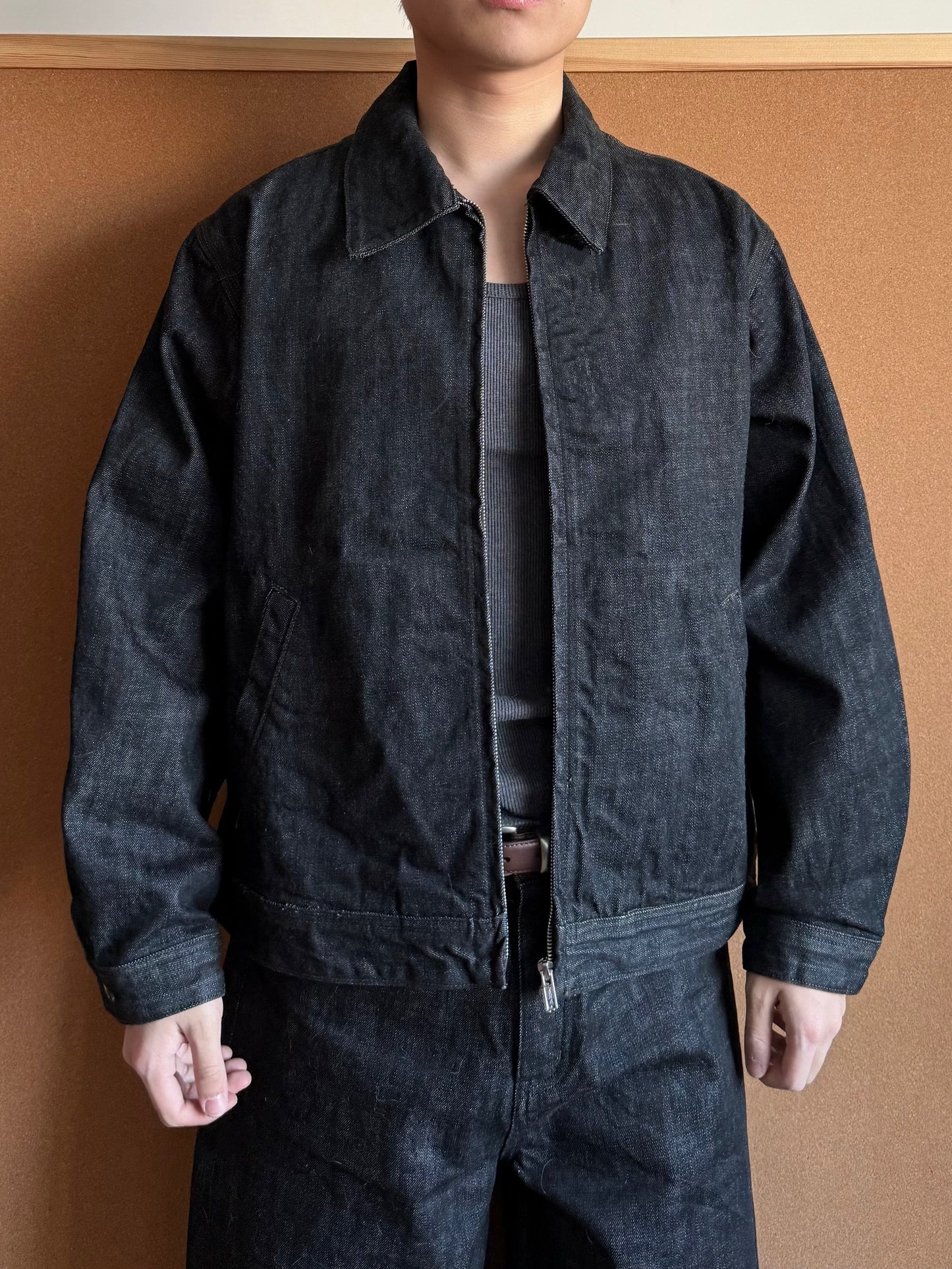 Boxy Selvedge Raw denim jacket