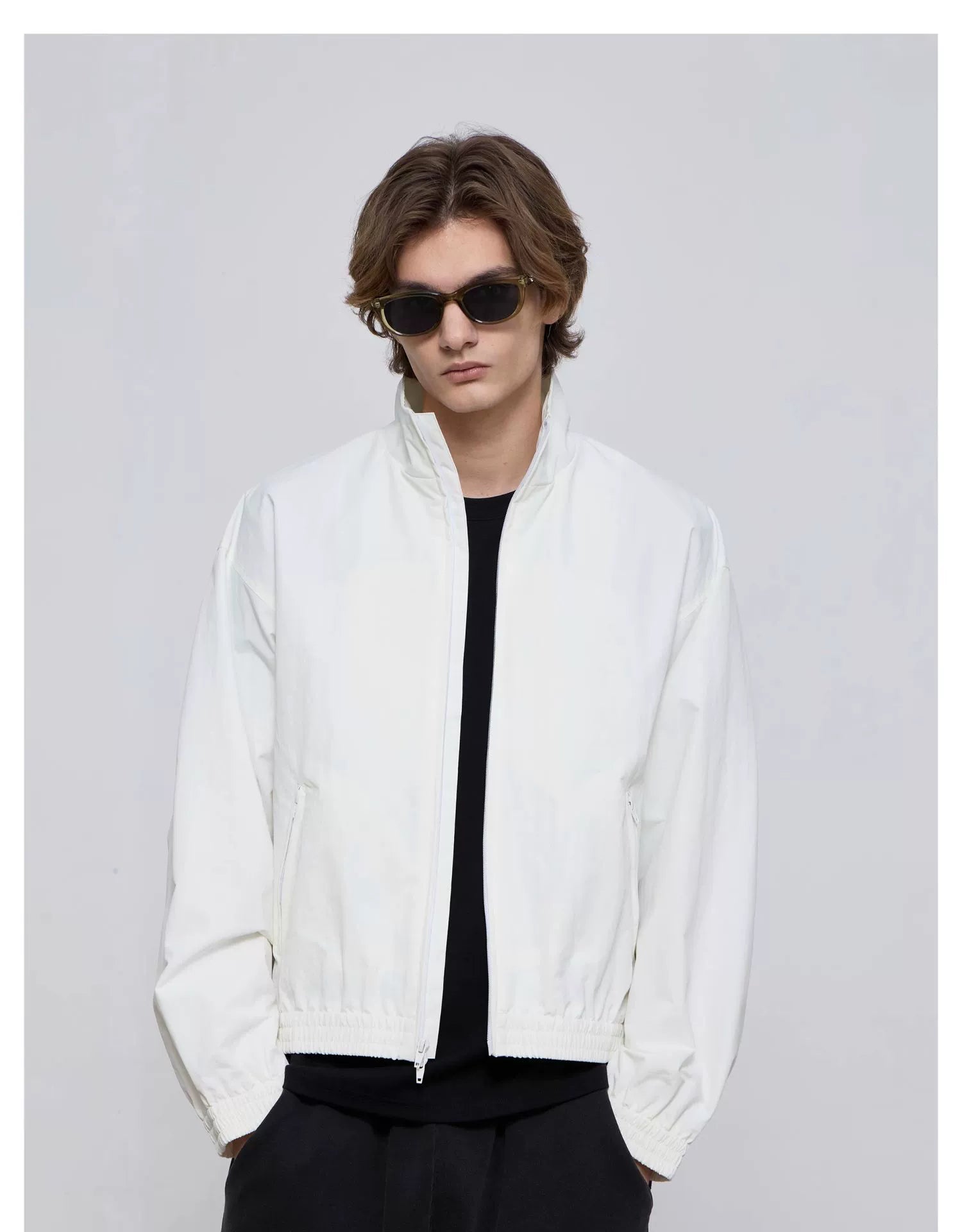 Short Nylon Utility Jacket