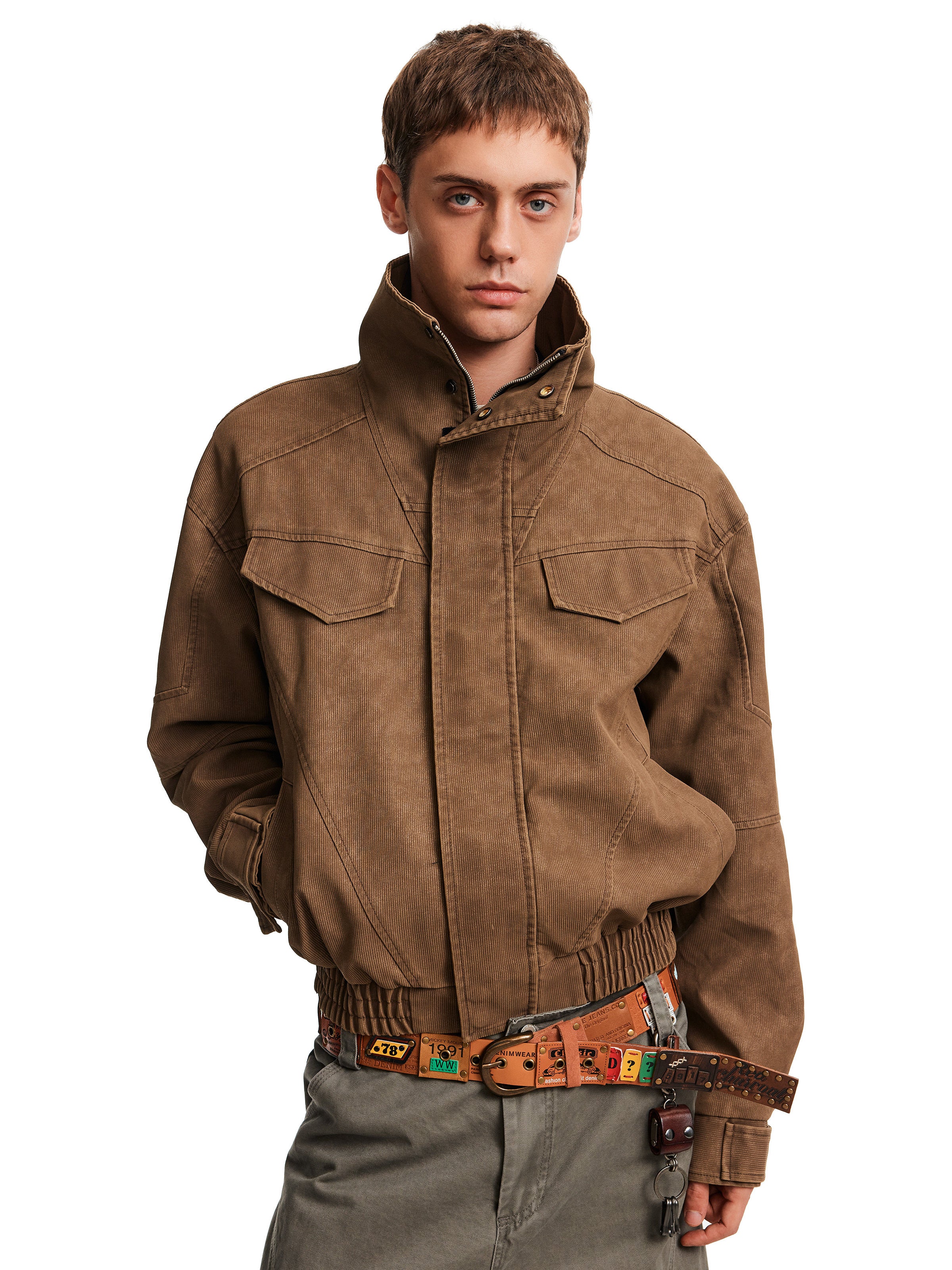 "My Jacket" High Collar Jacket