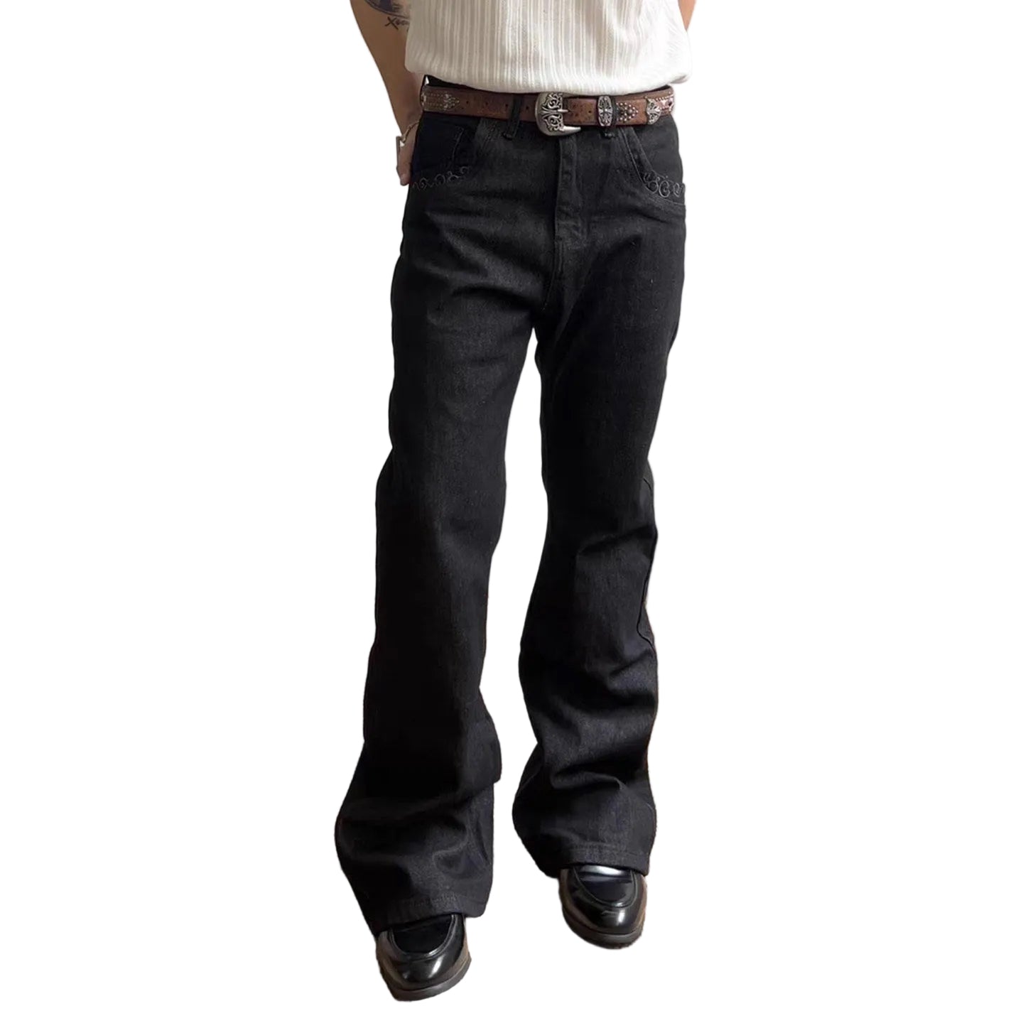 "Them Cowbay Days" Flared slim Fit Jeans