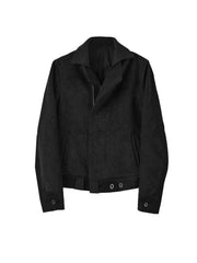 Lapel biker jacket