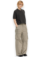 “TEXTURED CARGO” TROUSERS