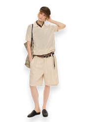 “SOFT SUN LINEN” SHORTS