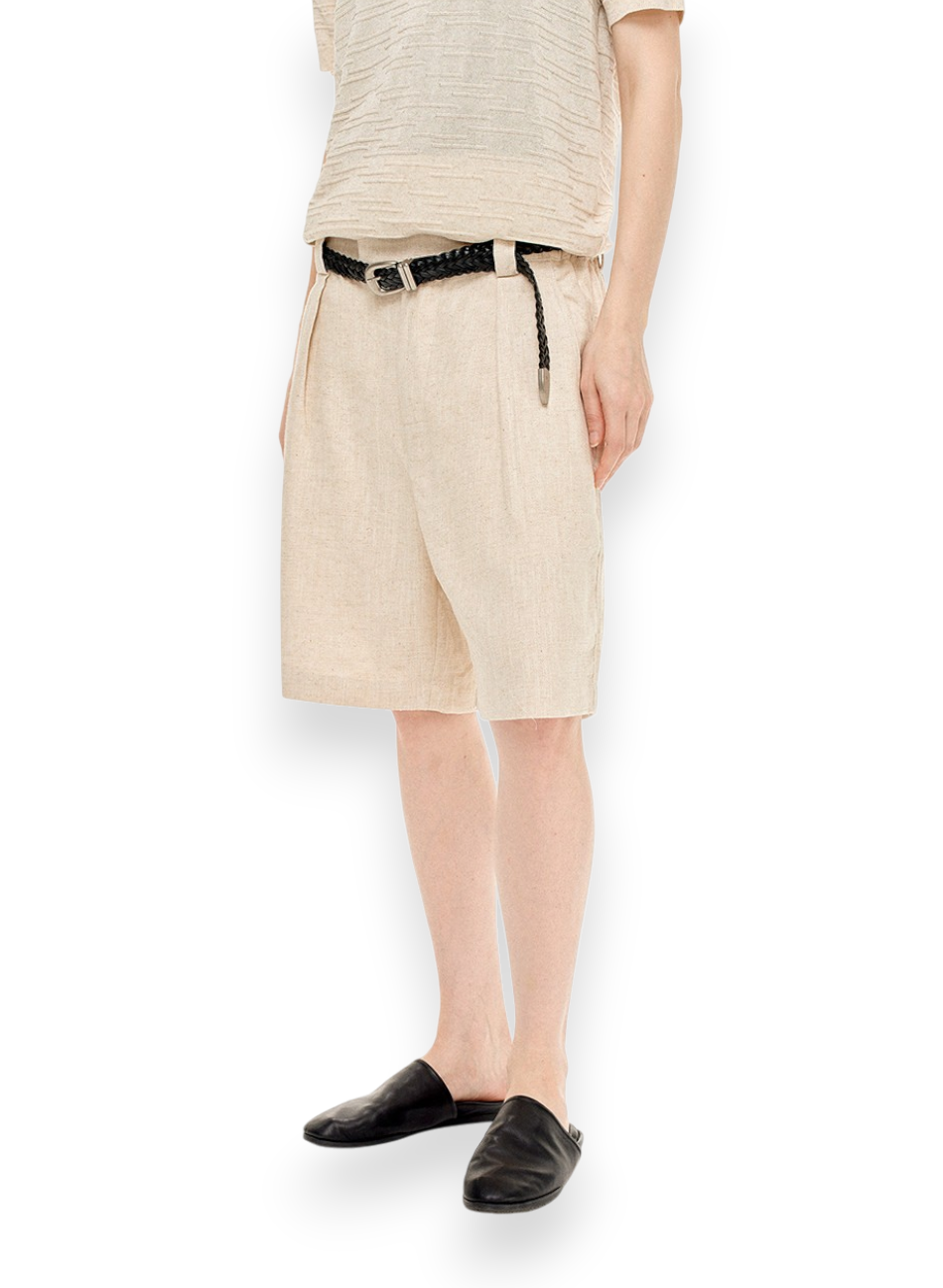 “SOFT SUN LINEN” SHORTS