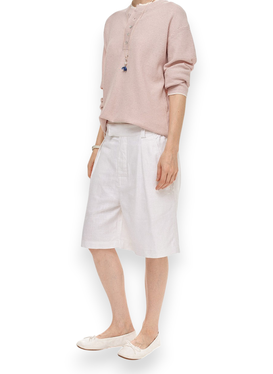 “SOFT SUN LINEN” SHORTS