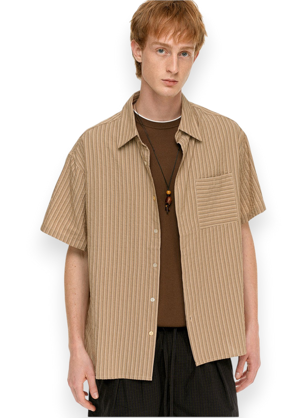 “SAND AIR STRIPE” SHIRT