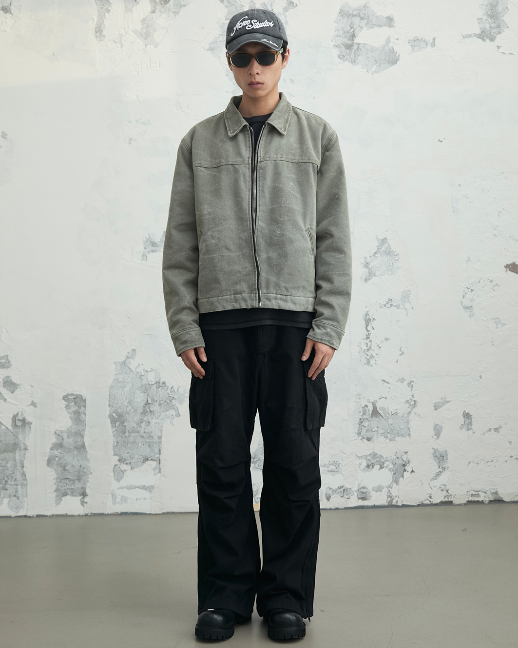 Vintage Canvas Short Jacket