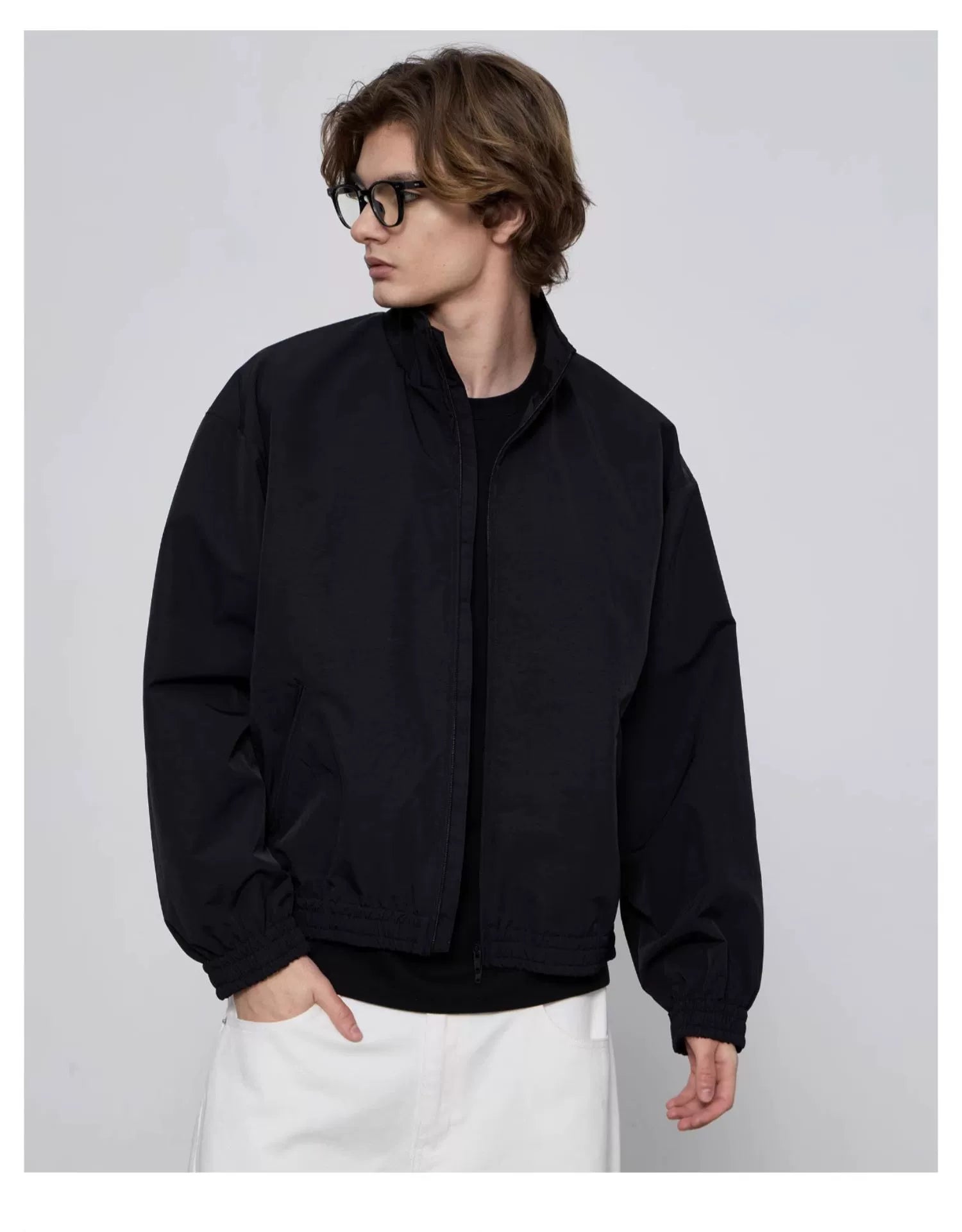 Short Nylon Utility Jacket