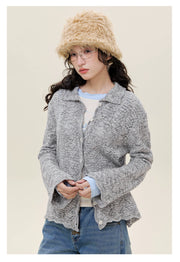 Delicate Crochet Knit Cardigan