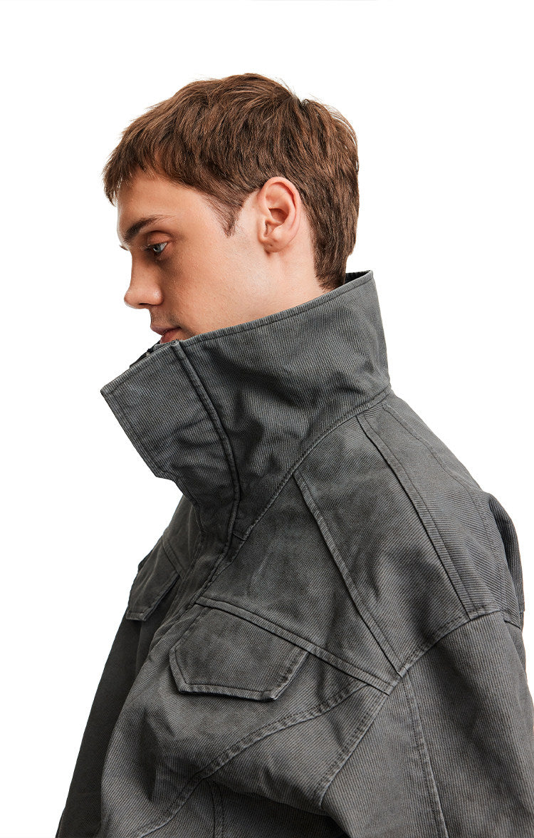 "My Jacket" High Collar Jacket