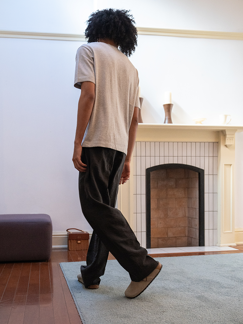 Studio Drape Silk-Blend Trousers