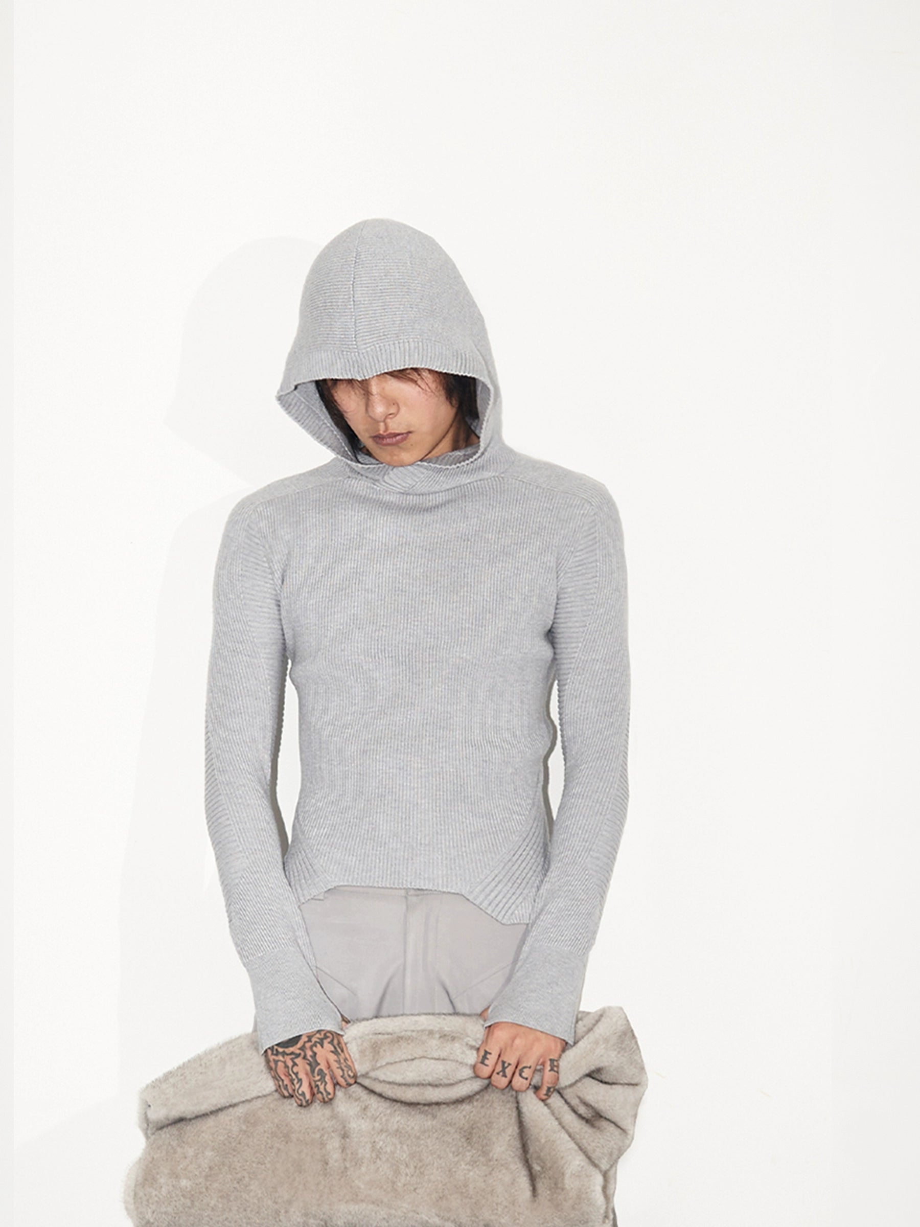 Pine Grey Knit Sweater