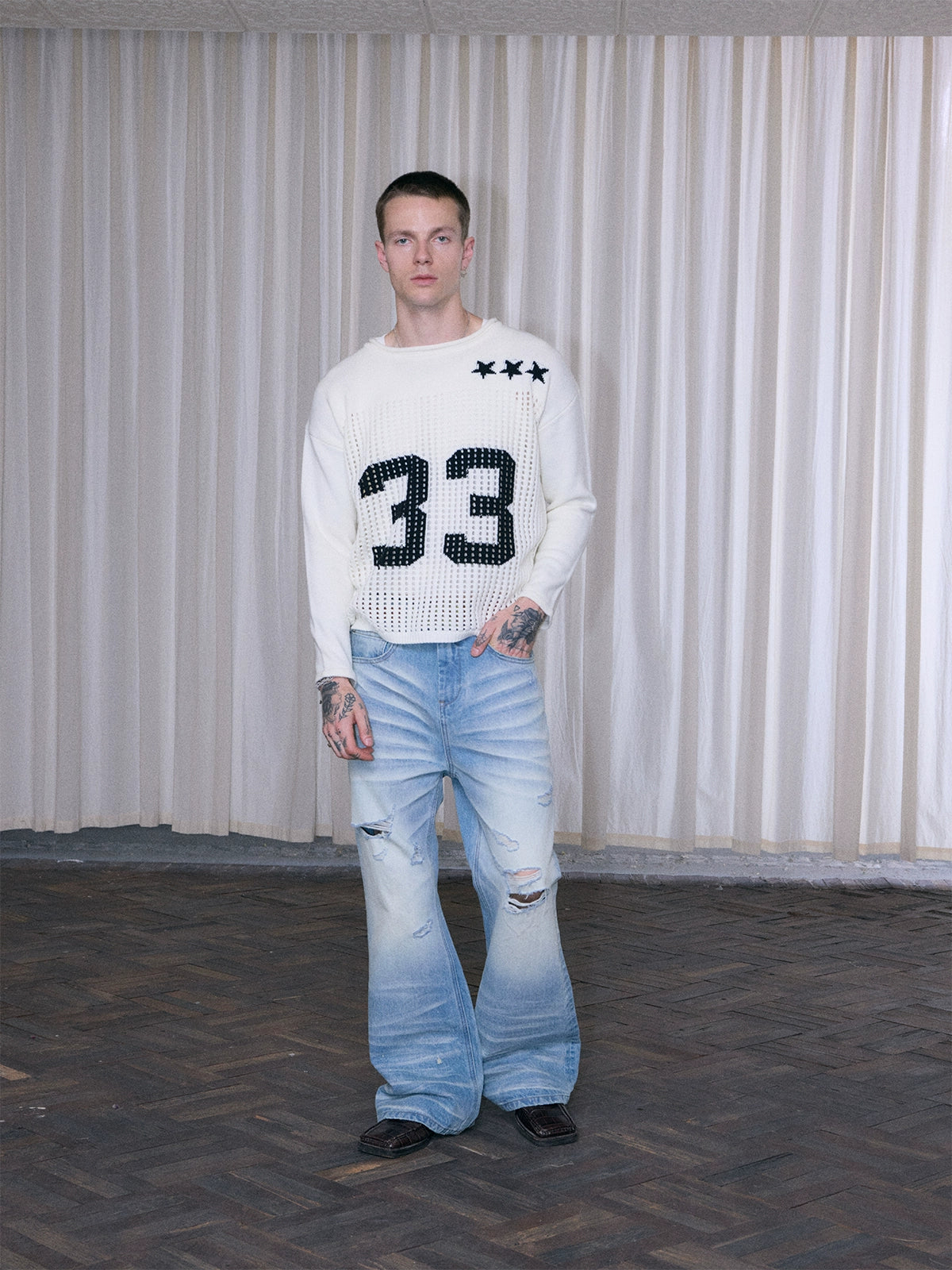 Triple Star Wool Jersey Sweater