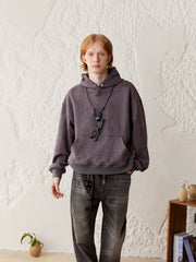 Purple Suede Hoodie