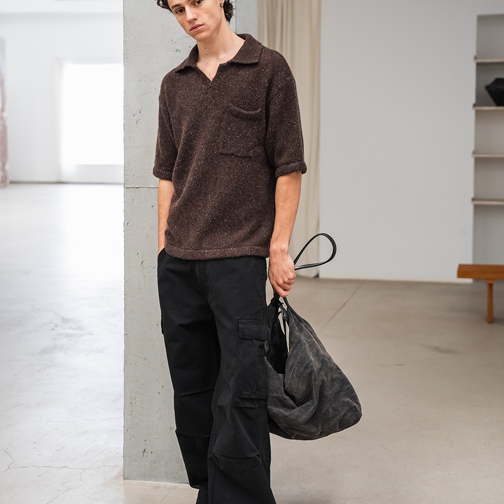 Heritage Flecked Knit Polo