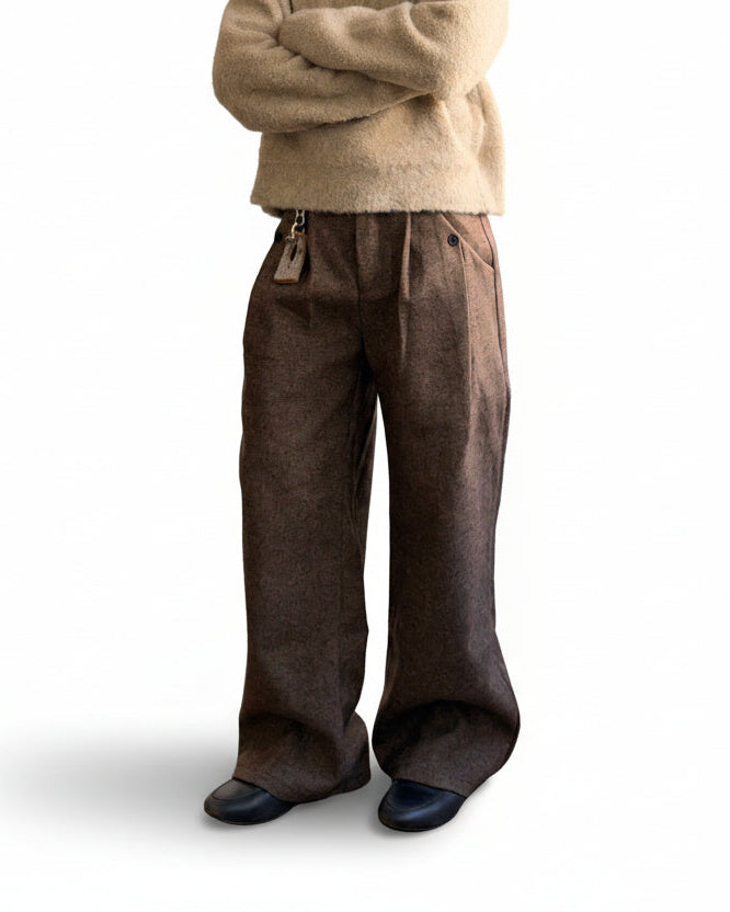 "Espresso" Wide-Leg Pants