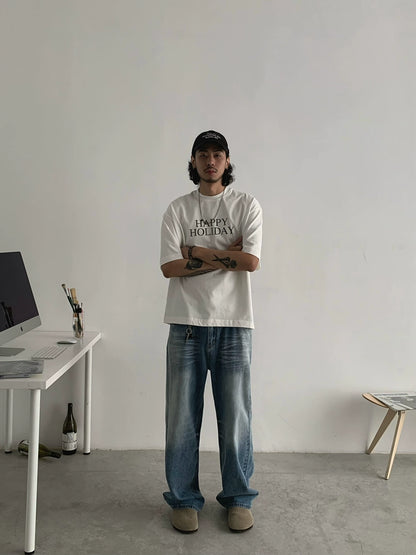 Washed Icie Baggy Jeans