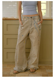 Seabound Pearl Transfer Denim