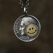 Smiley Liberty Necklace