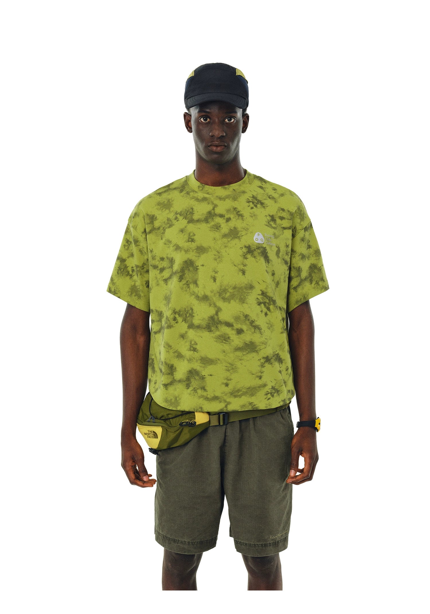 Reflective Terrain Tie-Dye Tee