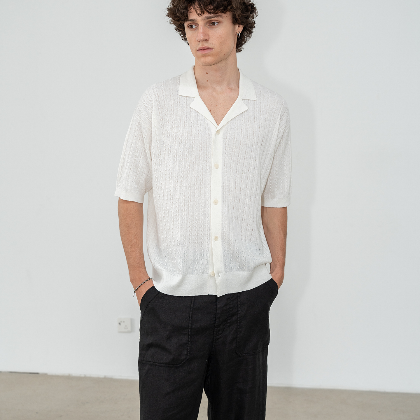 Midtown Ribbed Knit Polo