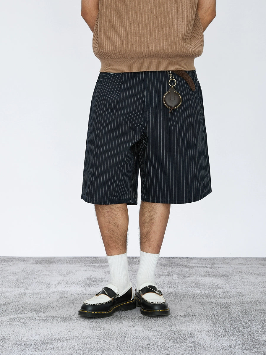 Striped 13.5oz Selvedge Denim Shorts