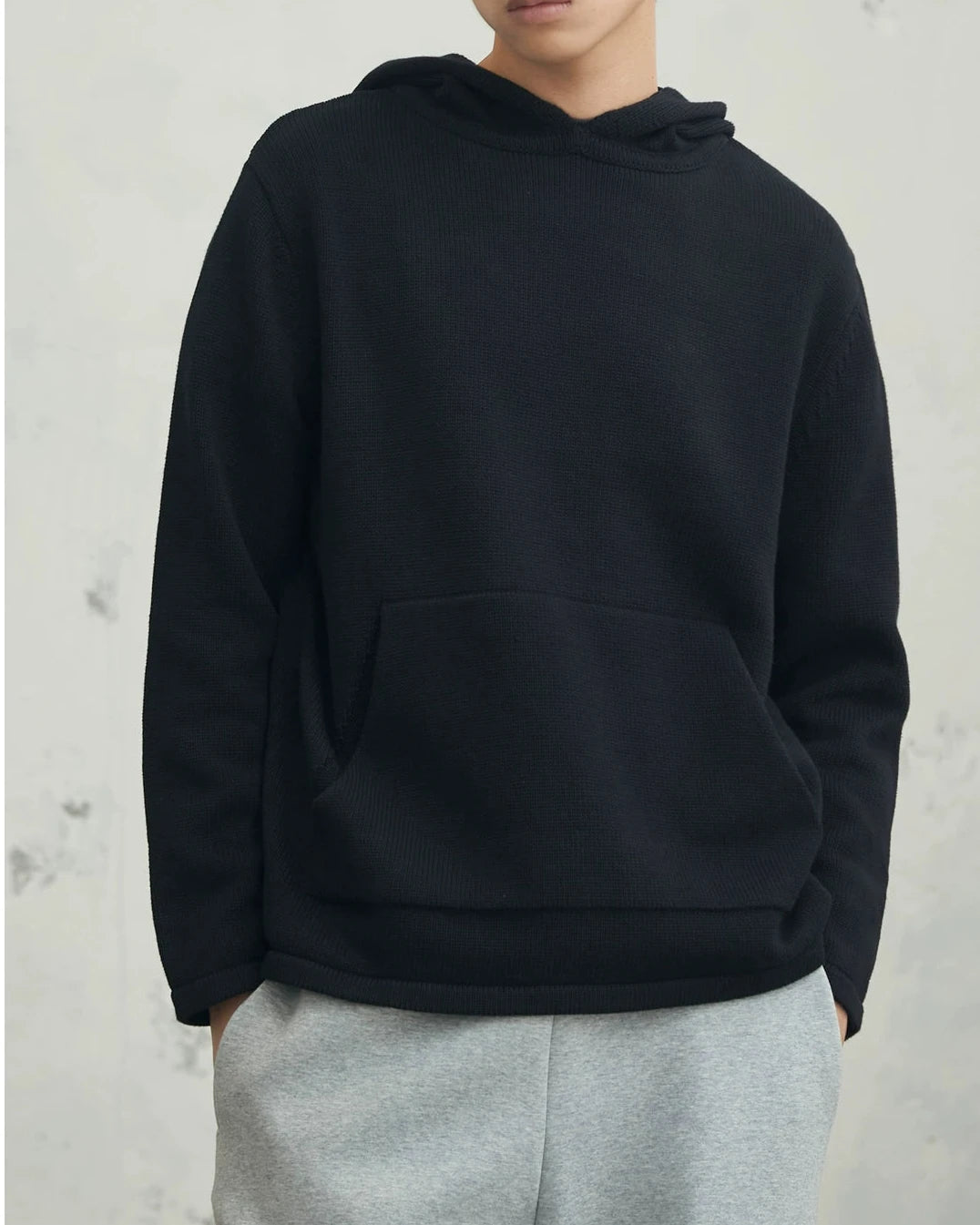 Heavyweight Cotton Knit Hoodie