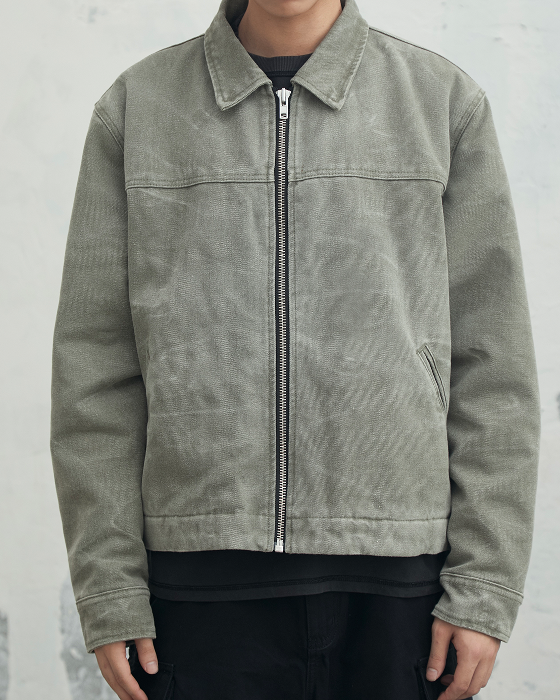 Vintage Canvas Short Jacket
