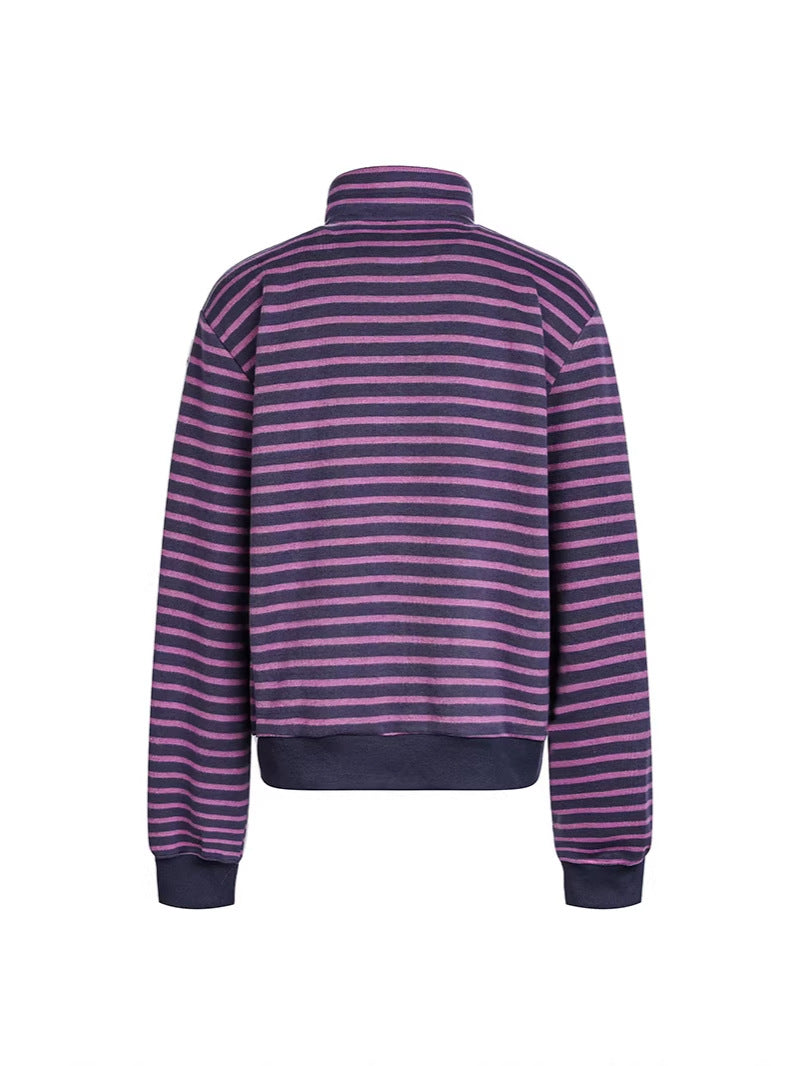 "Sailor" Striped Knit Pullover