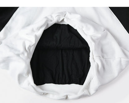 Perfect Double Layer Velvet two tone Hoodie