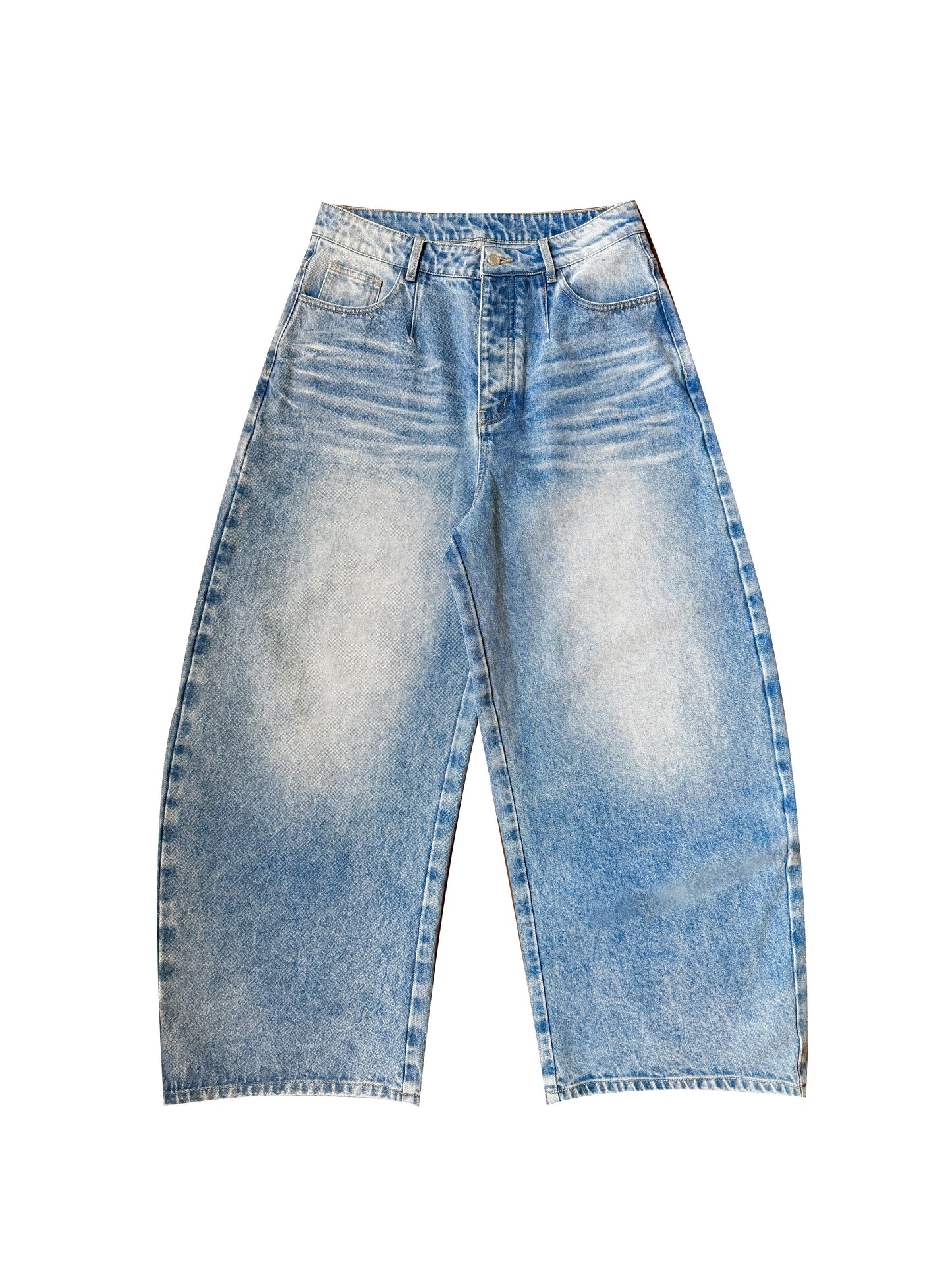 Ice Blue Baggy Jeans