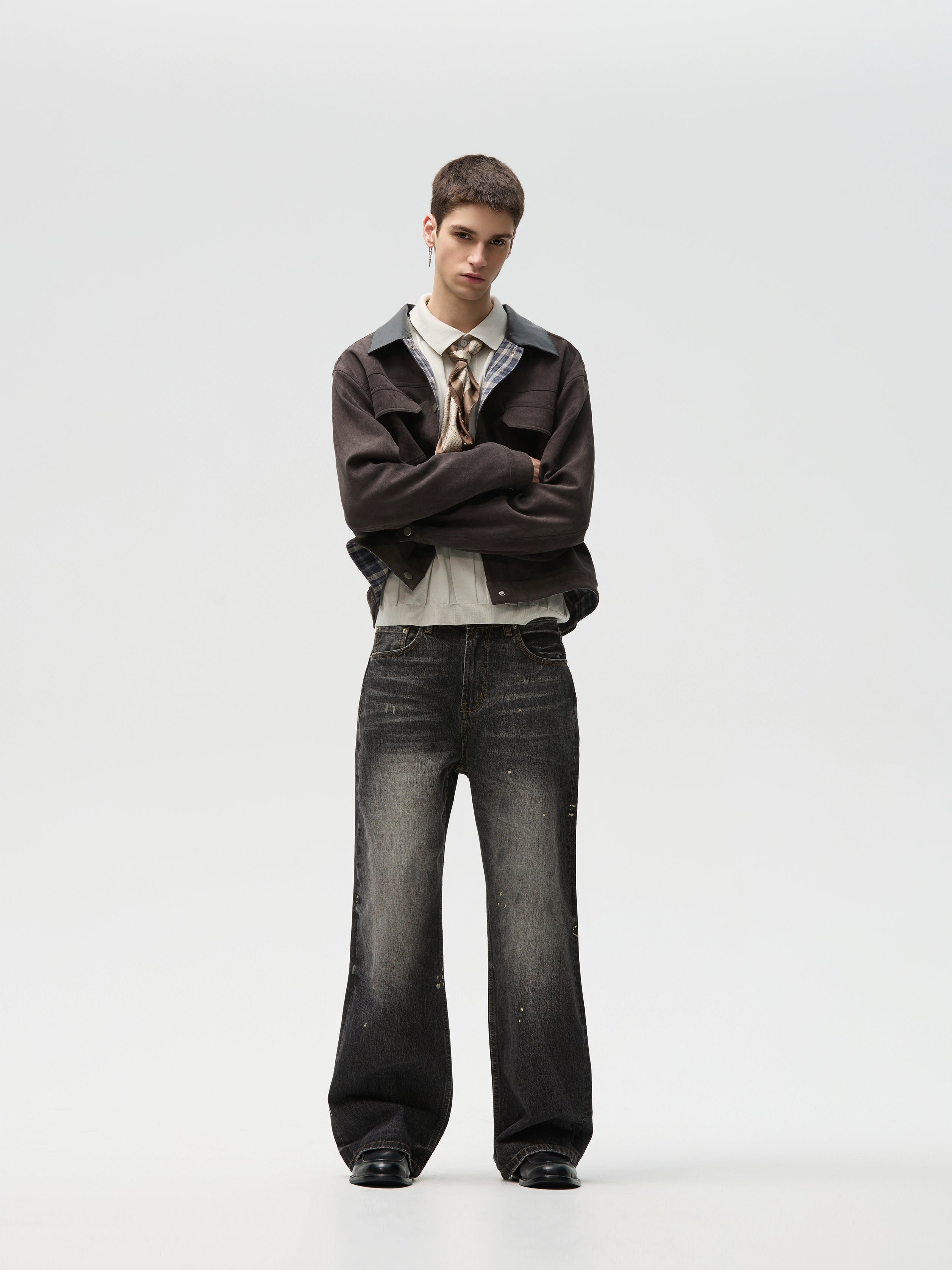 Black Bull Washed Baggy Jeans