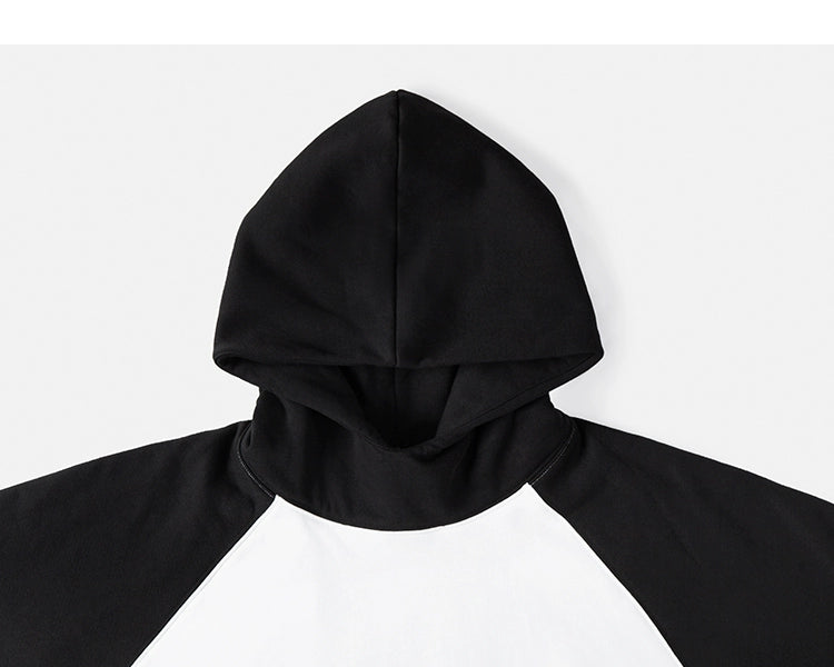 Perfect Double Layer Velvet two tone Hoodie
