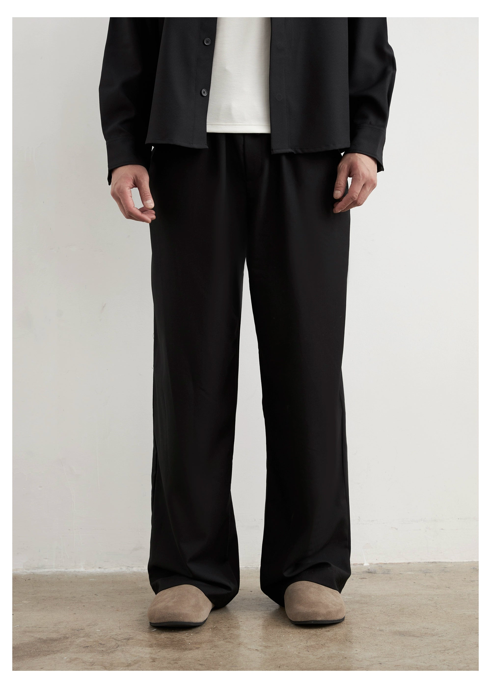 Atelier Relaxed Wool-Touch Trousers