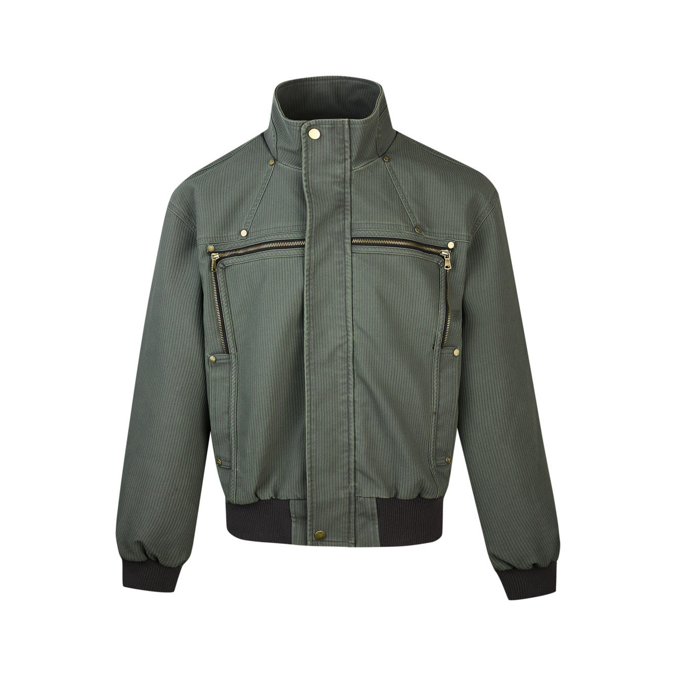 "Striped" Cargo Jacket